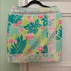 tropical lilly pulitzer skirt
